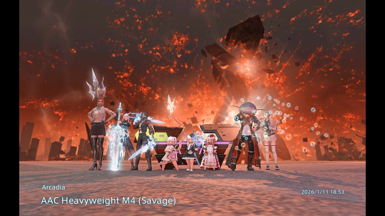 FFXIV Arcadion M12S Phase 2 First Clear (Savage) | DRK ST POV