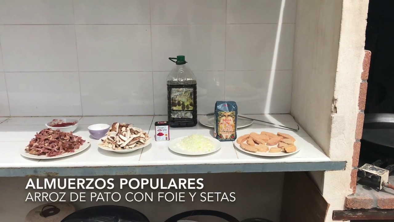 Quinto arroz de la temporada: Arroz con pato, foie y setas.
