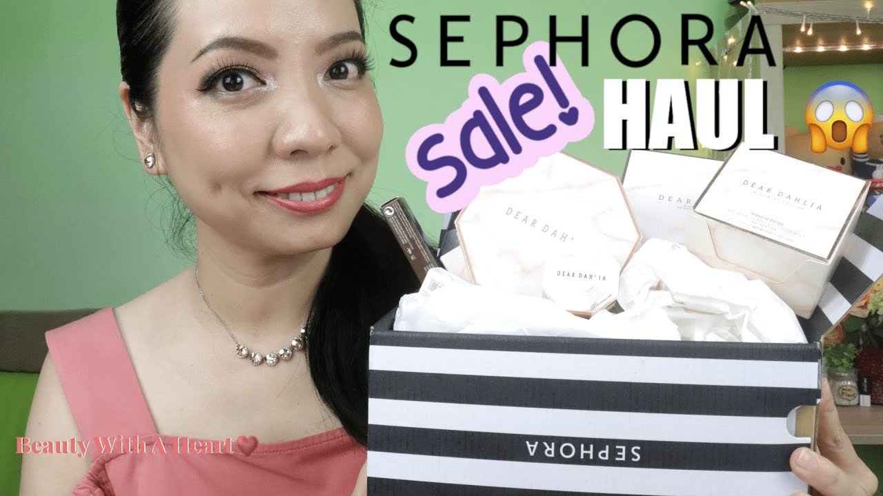 Sephora Sales Haul Try On