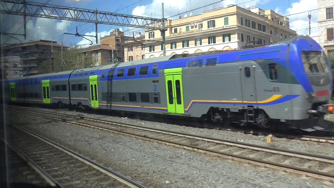 Full Journey on Leonardo Express from Roma Termini to Fiumicino Aeroporto