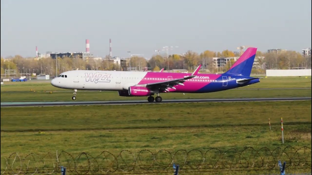 Przyloty i odloty samolotów - Lotnisko Chopina Warszawa Plane Spotting #3 (4K)