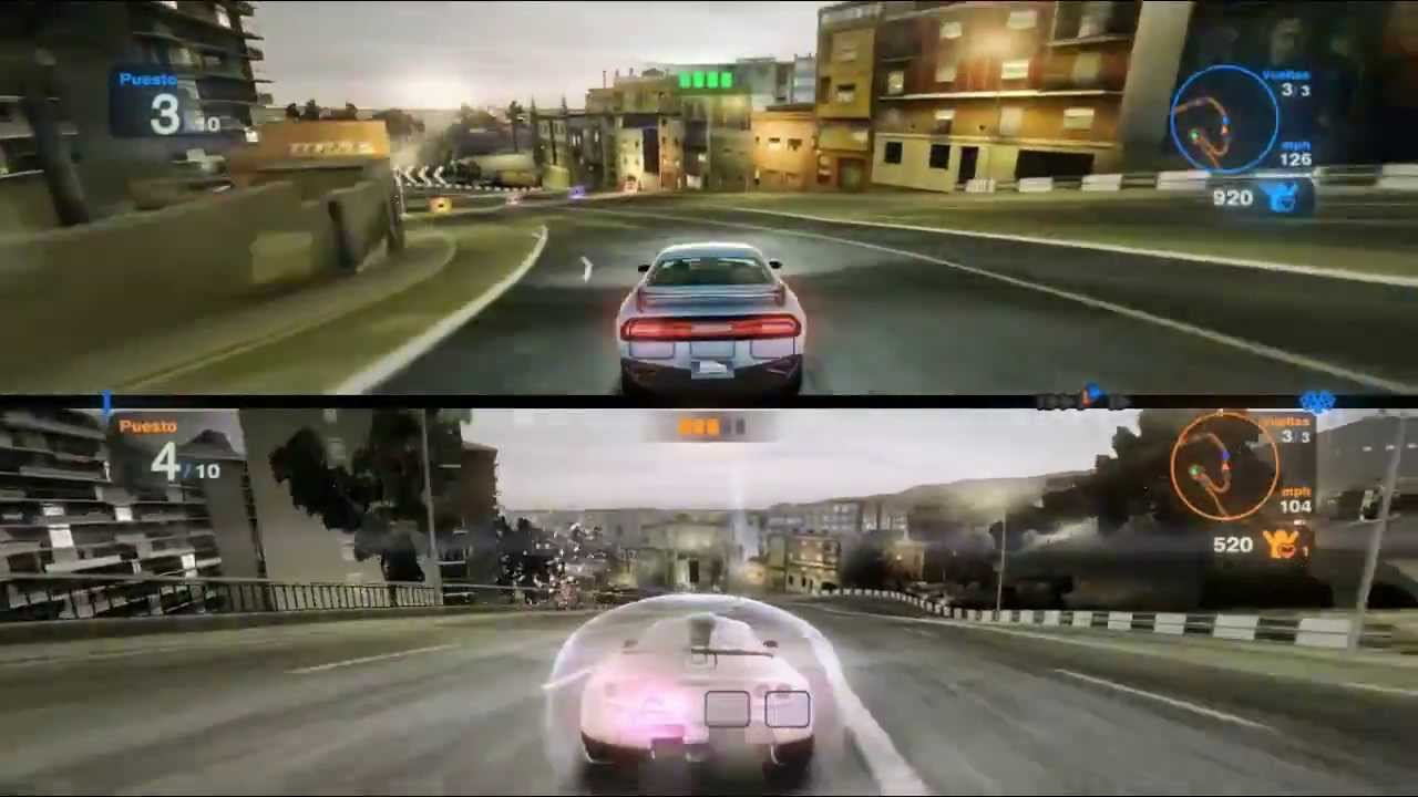 Blur, Barcelona Gracia y LA Docks (Split Screen)