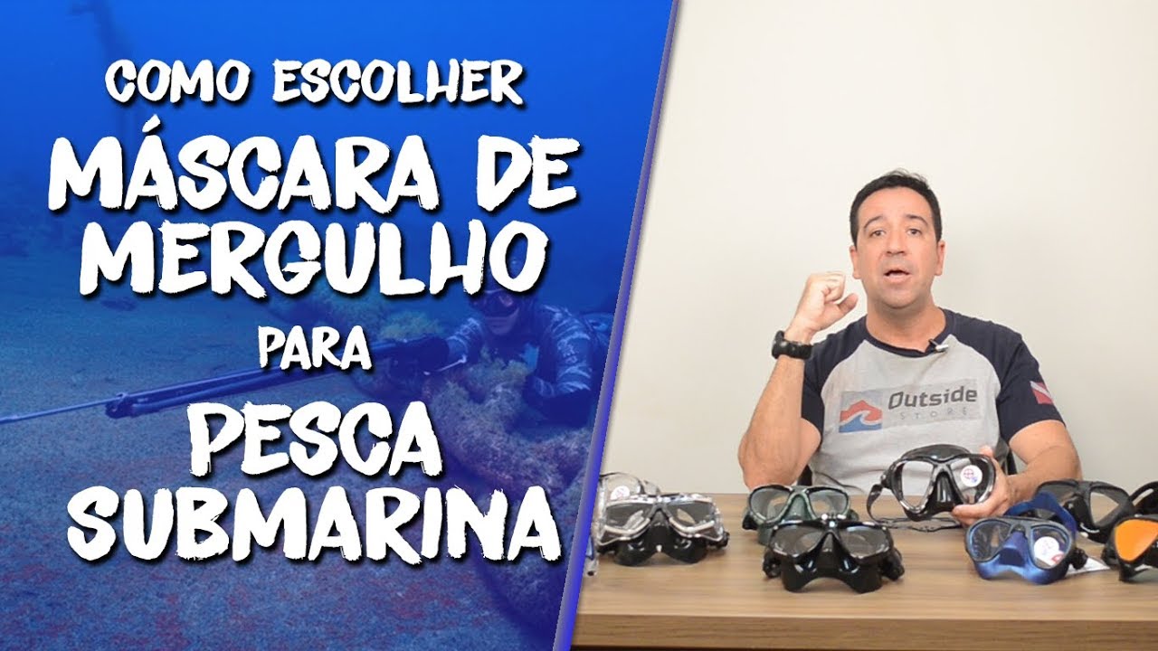 COMO ESCOLHER MÁSCARA DE MERGULHO PARA PESCA SUBMARINA