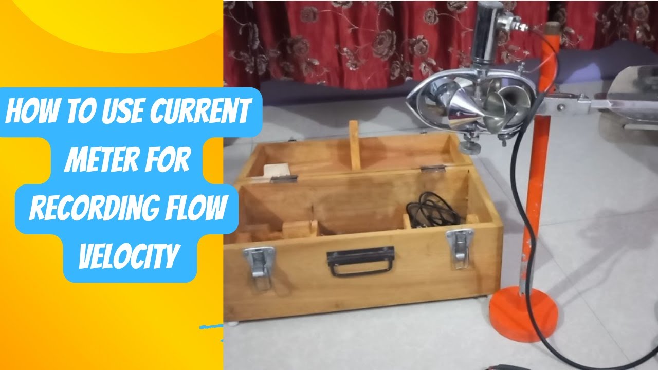 Flow Velocity measurement from current meter