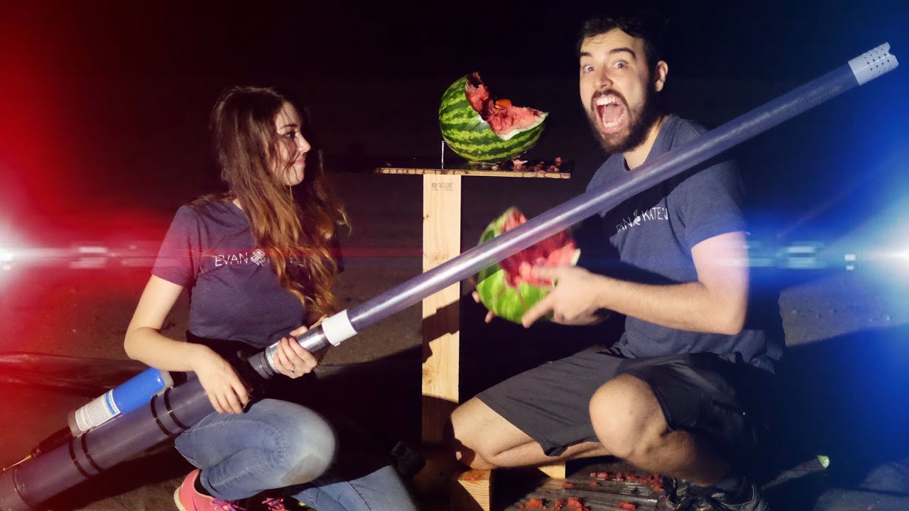 Cops caught us firing our homemade propane blaster