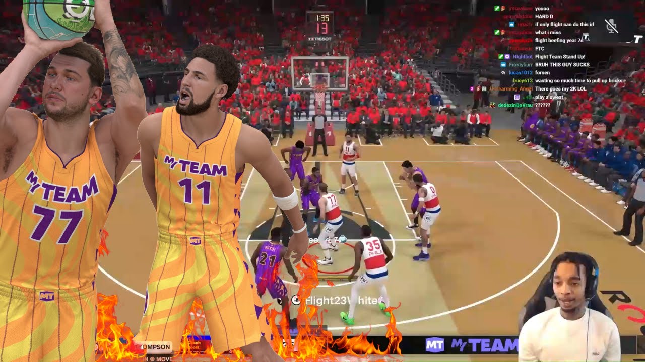 FlightReacts FEELING DIFFERENT after NEW $15k Team Luka & Klay DID THIS in 1st Game of 2024! 2k24!