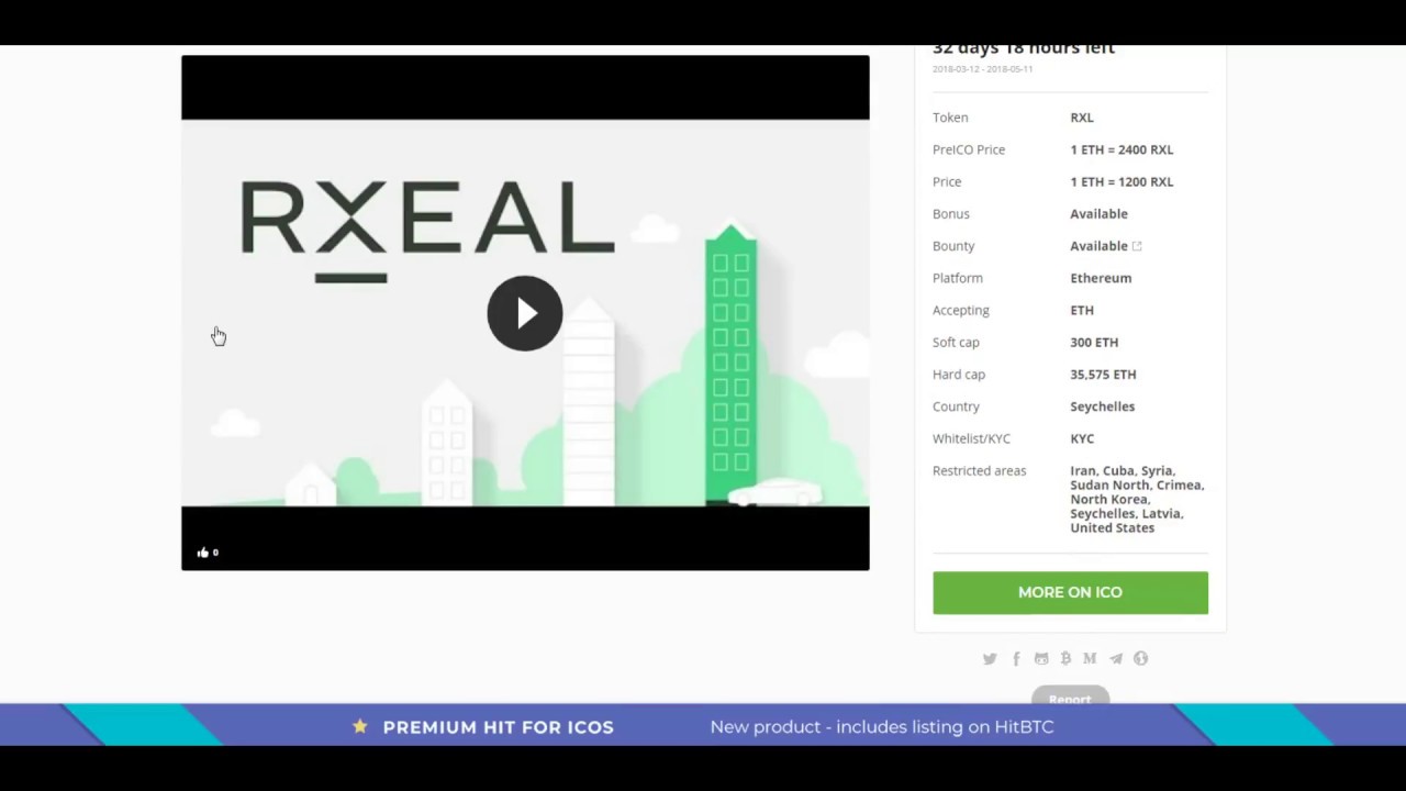 RXEAL - обзор проекта. Даты продажи токена, команда и прочие технические данные платформы RXEAL
