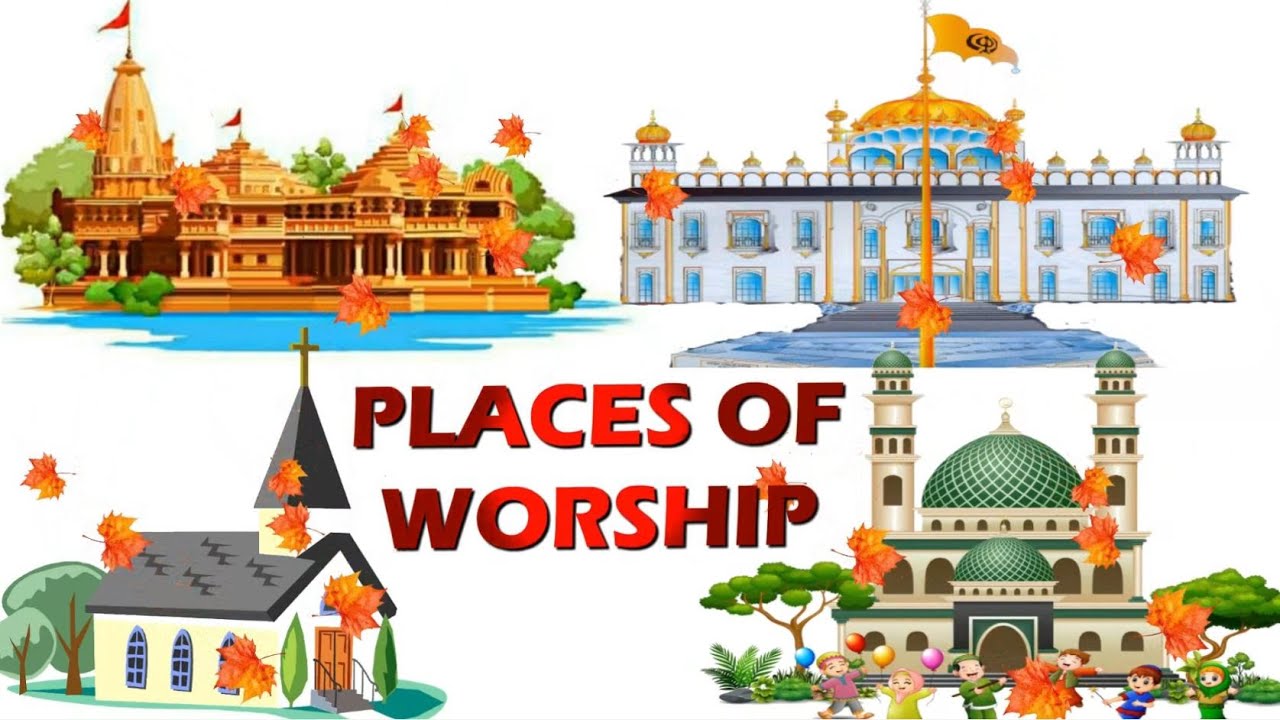 PLACES OF WORSHIP IN ENGLISH |KIDS VOCABULARY |PRIMARY CLASSES |EDUCATIONAL VIDEO|SKOOL|NCERT|