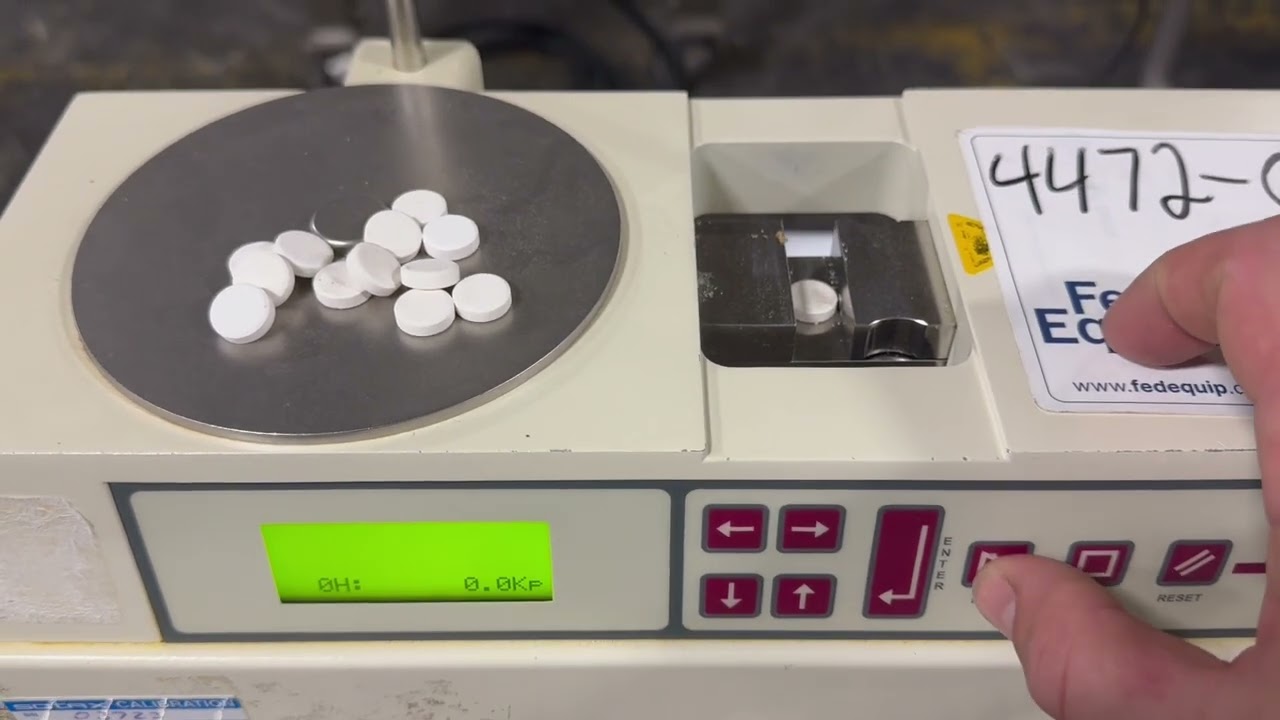 FEC# 4472-6 - Dr. Schleuniger 8M Tablet Hardness Tester