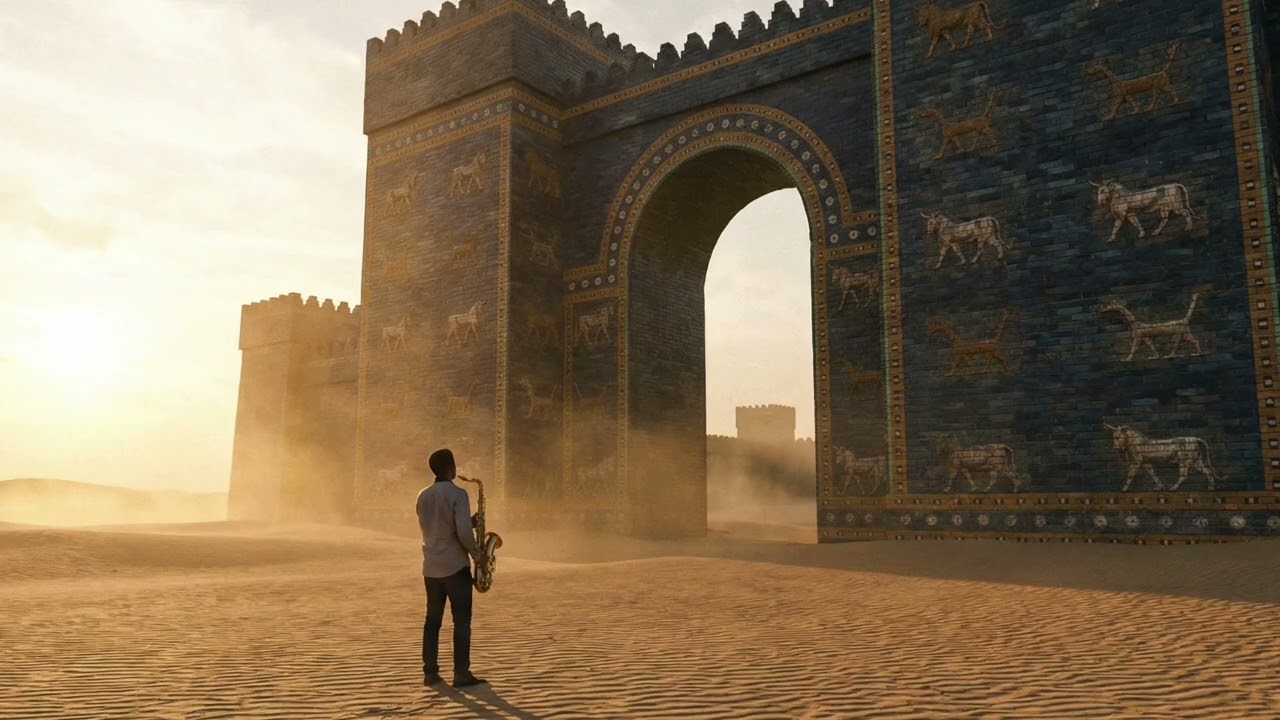 GATES OF BABYLON 🏛️🦂 | 432Hz Epic 70s Hard Rock Sax Solo