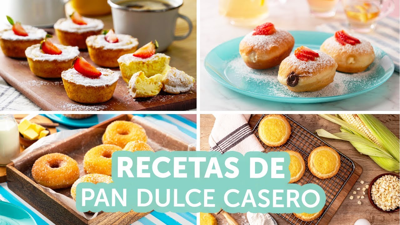 Recetas de pan dulce casero | Recetas kiwilimón