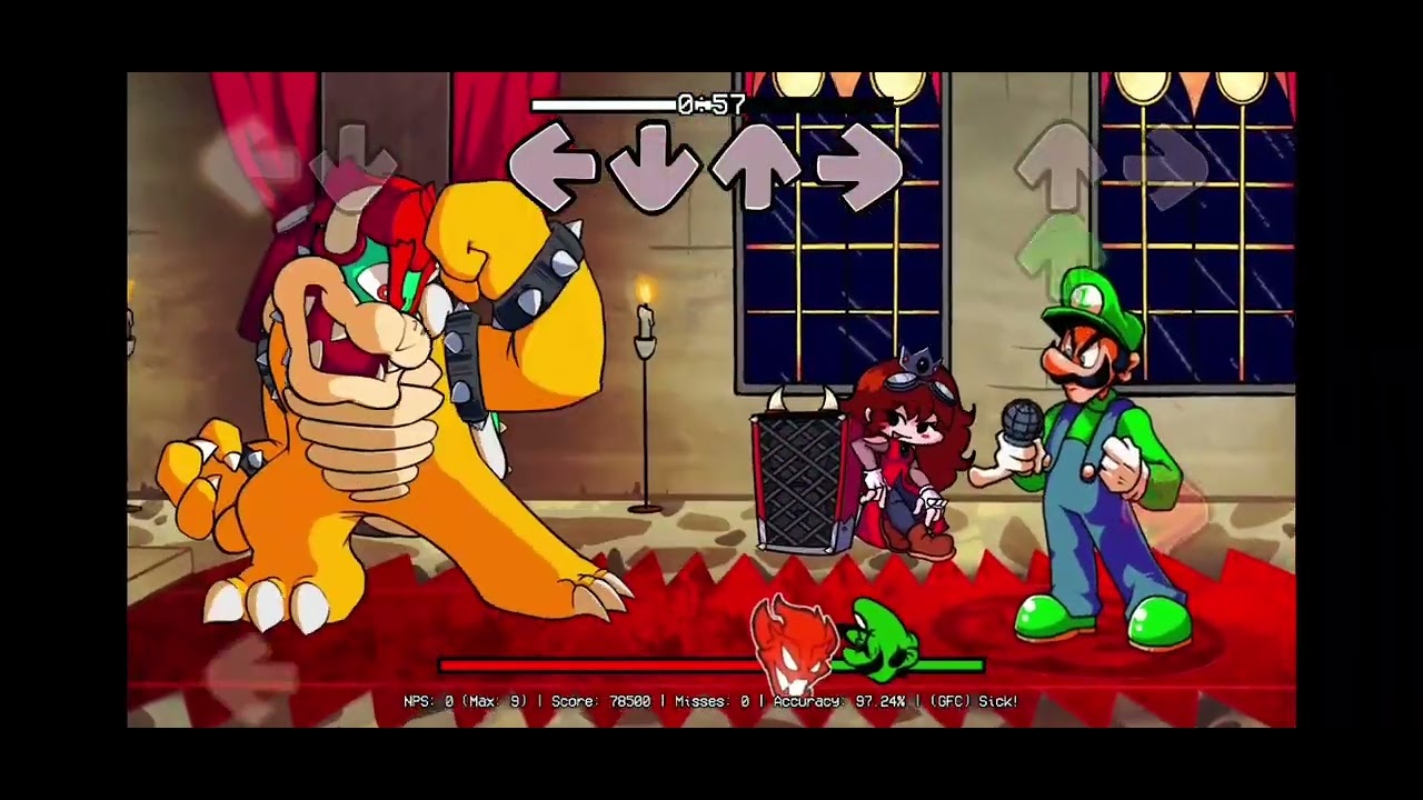 Koopa shockers / shell shockers Luigi and bowser sing it after Mario's defeat!