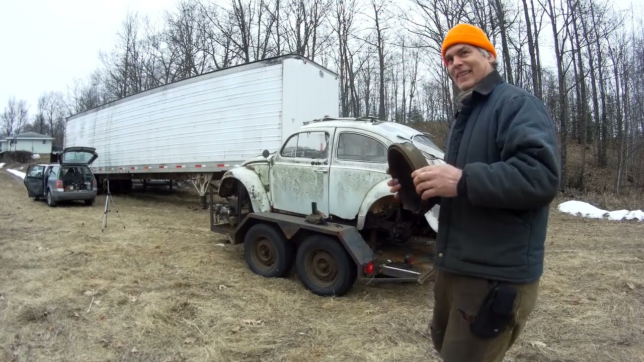 1961 VW Ragtop Bug Rescue pt3,  Rolling, Rolling