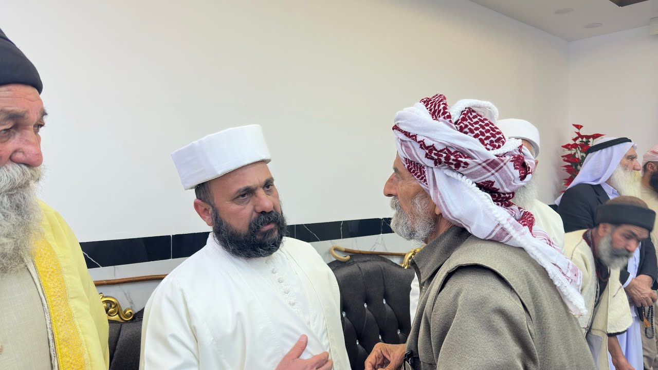 سماحة البابا شيخ يزور ديوان برجس حسن سيفو 