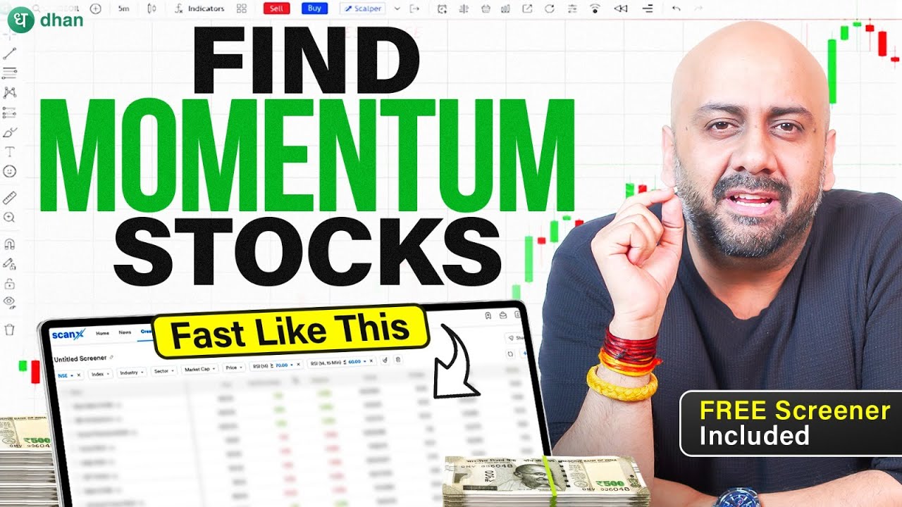 Find Momentum Stocks Fast Like This | FREE Screener Included | Dhan