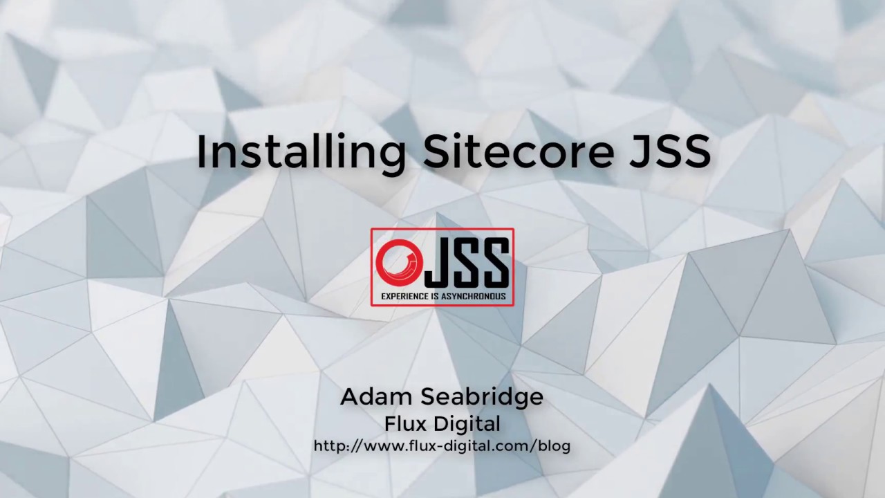 Installing Sitecore Jss