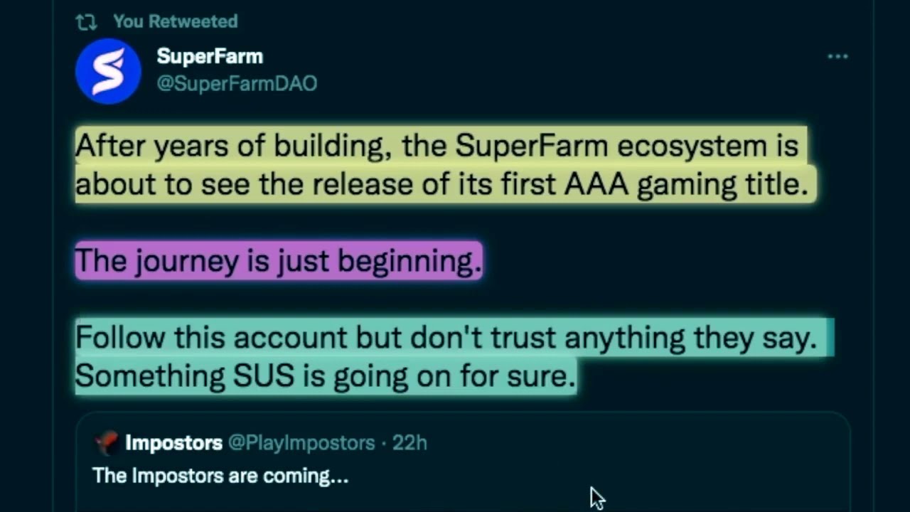 Crypto news №124. SuperFarm (SUPER) Announces First AAA Game