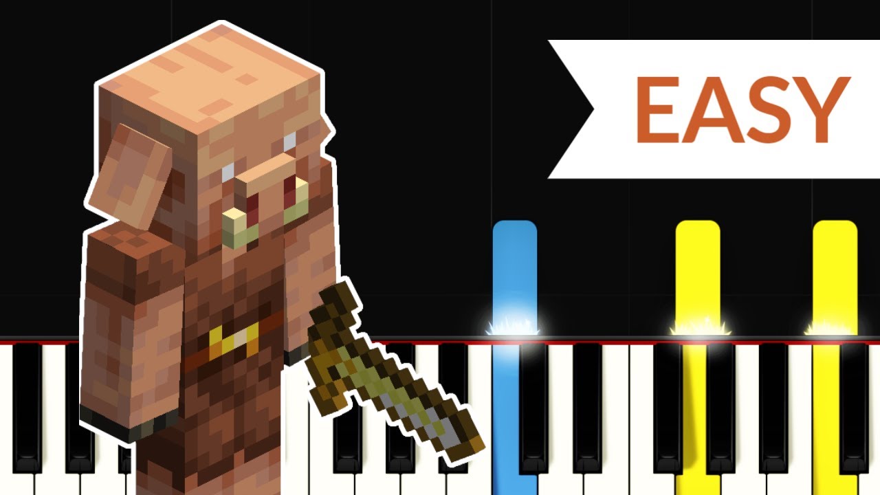Pigstep - Minecraft OST (EASY Piano Tutorial)