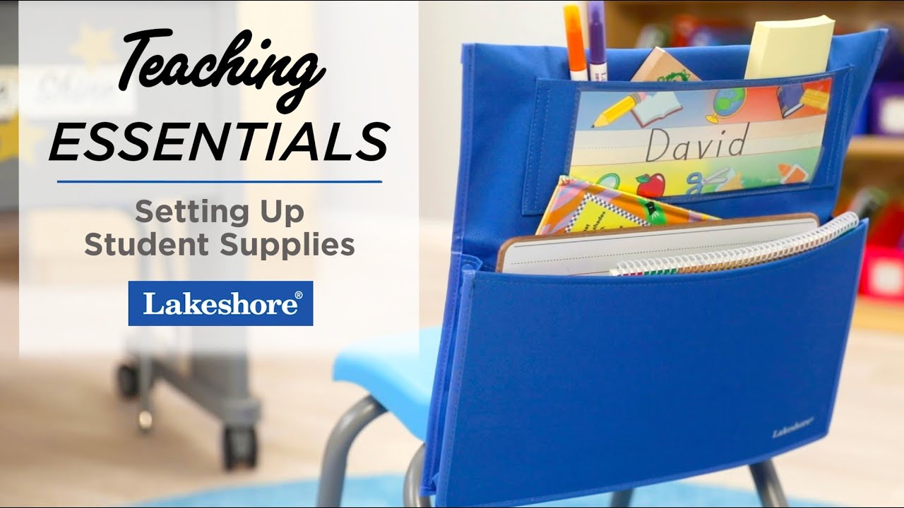Back to School | Setting Up Student Supplies | Lakeshore® Learning