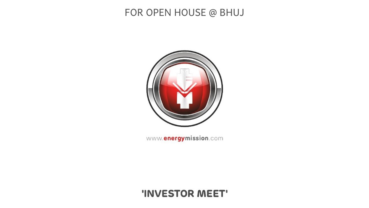 Energy Mission Machineries SME IPO - Investor Meet at Bhuj