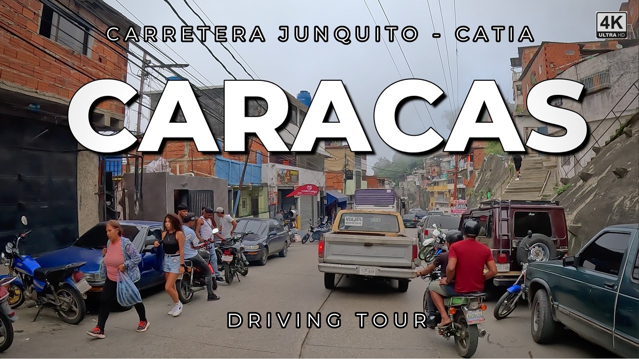 Ruta capitalina: desde EL JUNQUITO hasta CATIA, CARACAS. | DRIVING TOUR | VENEZUELA 🇻🇪 | 4K.