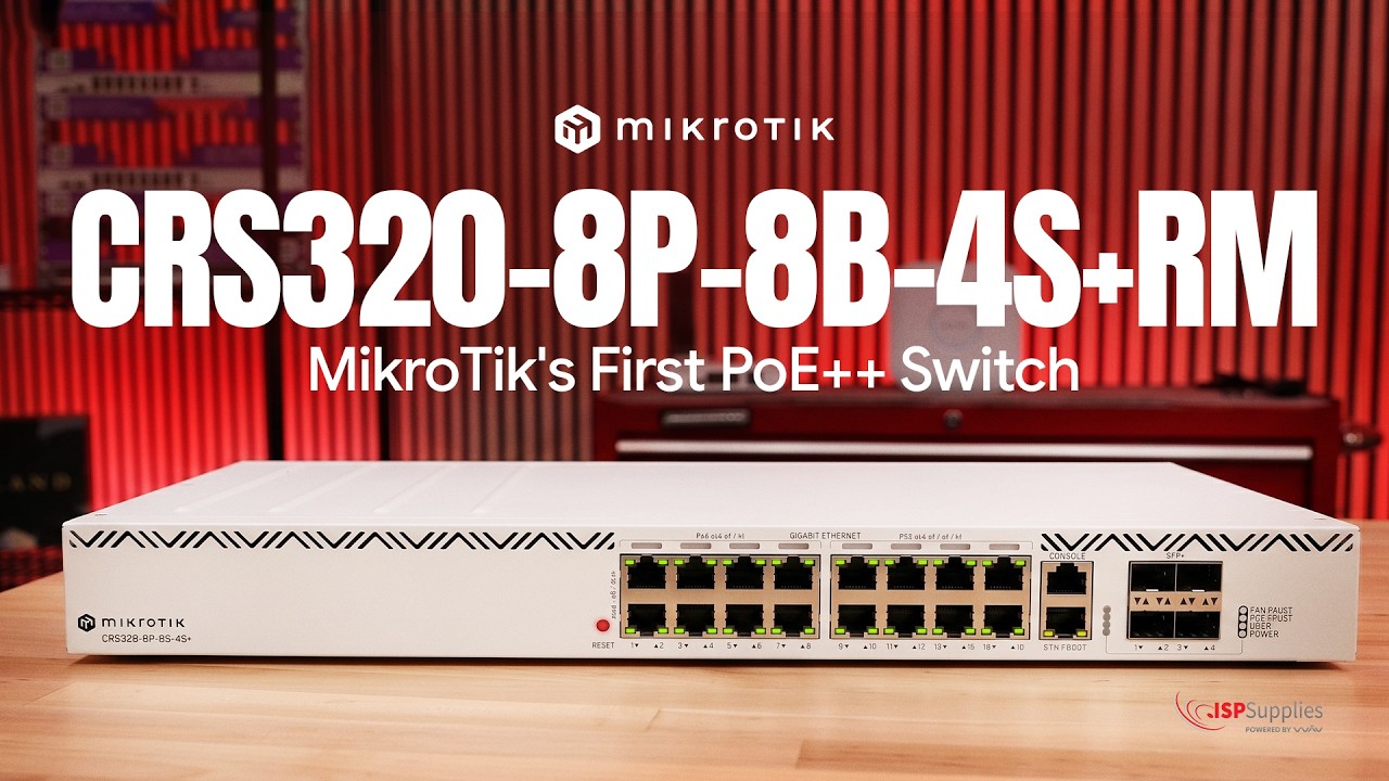 Обзор MikroTik CRS320-8P-8B-4S+RM | Функции для корпоративного сектора без корпоративных цен