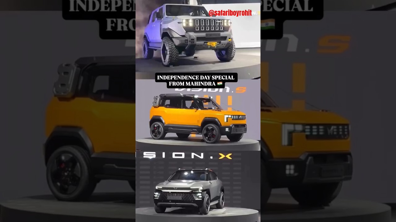 'Mahindra's 4 New Cars: The Best of Indian Automotive Engineering'