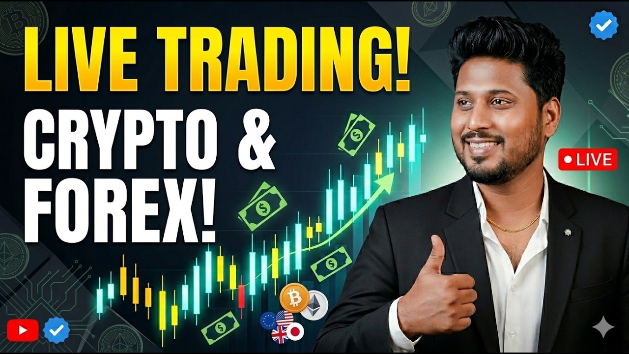 🟢LIVE TRADING CRYPTO AND GOLD 🟢 #the_marathi_trader | #livetradingmarathi