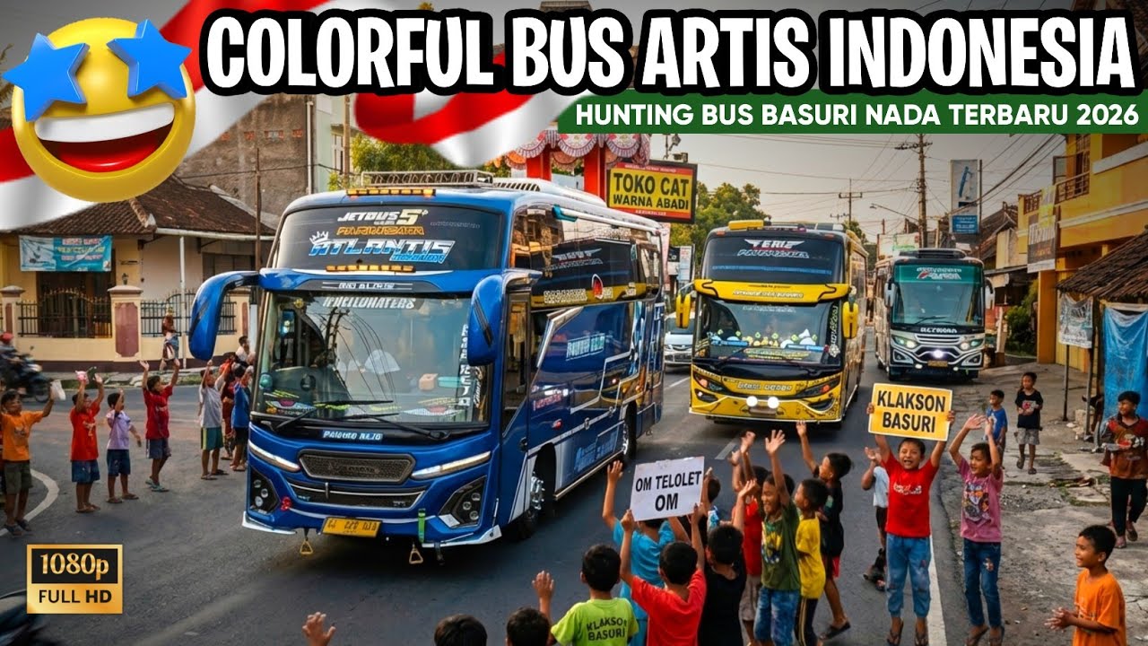 🎉 [ SUKOHARJO GEGER! ] 😱 SUASANA MERIAH PAGI HARI DISERBU BUS ARTIS & TELOLET BASURI TERBARU 2026! 🤤