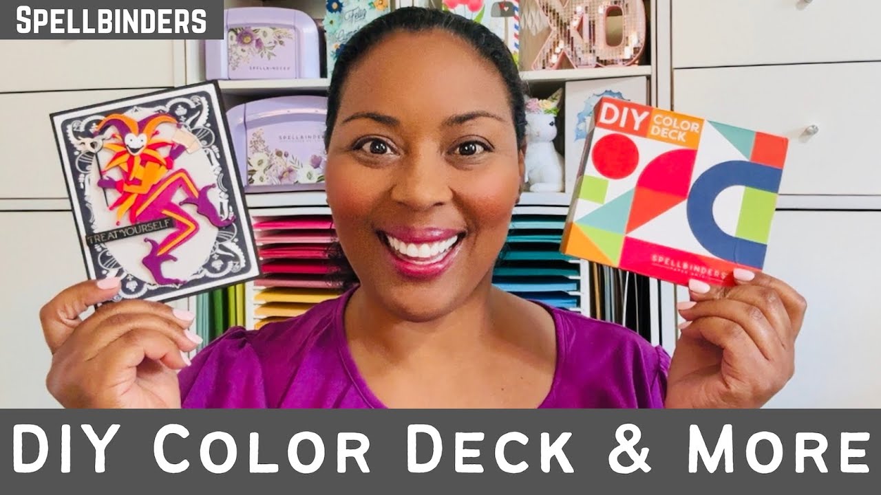 Learn Color Theory Easy w/ DIY Color Deck by Spellbinders | #teamspellbinders #neverstopmaking
