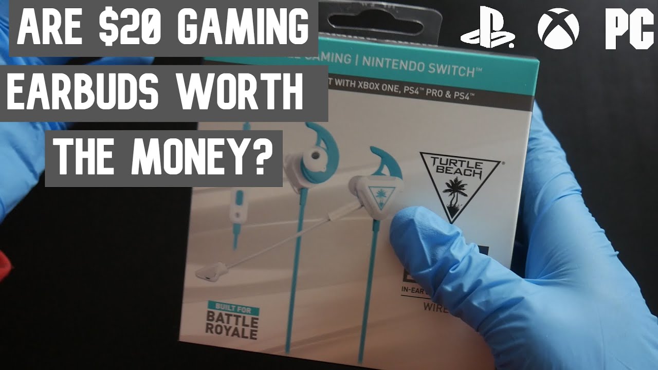 Turtle Beach Battle Buds Review and Unboxing (Cheap $20 Universal Gaming Earbuds)