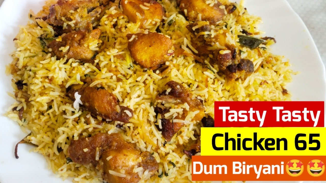 31st స్పెషల్ మా ఇంట్లో వాళ్ళు ఫుల్ డిమాండ్ 🤩100% Perfect Taste |Chicken 65 dum biryani