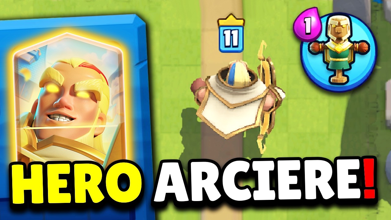 GRATIS... Provo il MAGO ARCIERE HERO su CLASH ROYALE!