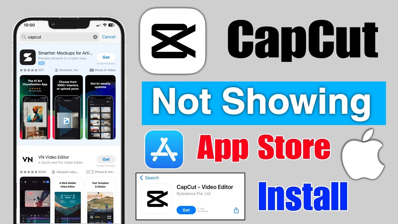 How To Cix CapCut Not Showing App Store On iPhone | Capcut Not Showing In App Store |CapCut Download