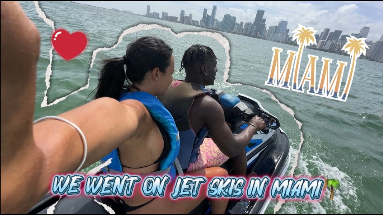 WE WENT ON JET SKIS IN MIAMI🌴🤯