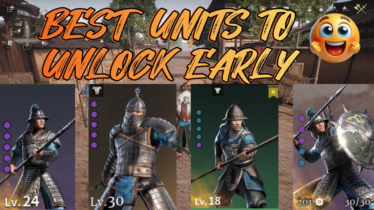NEW PLAYER GUIDE-BEST UNITS TO UNLOCK EARLY IN THE GAME!!