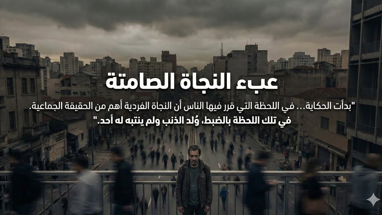عبء النجاة الصامتة  ولد الذنب ولم ينتبه له احد