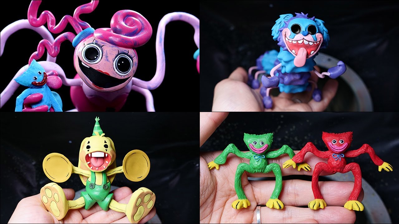 Making Mommy Long Legs and All Bosses Sculptures Timelapse - Poppy Playtime: Chapter 2