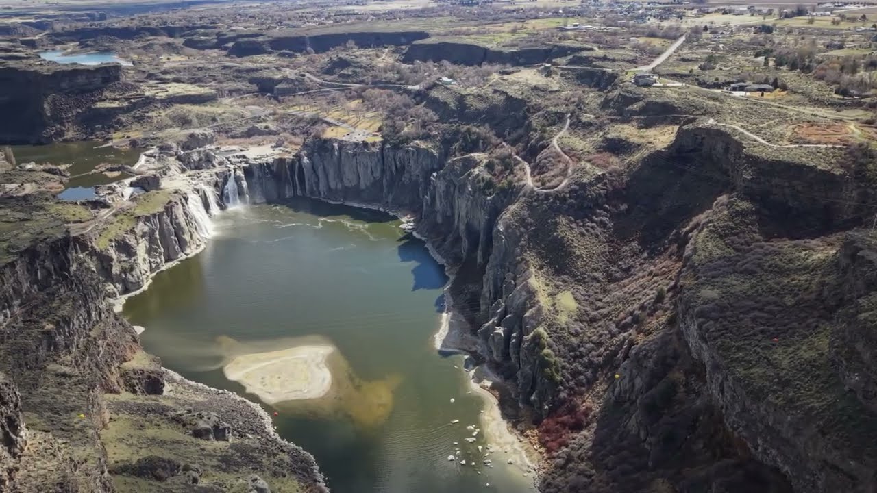 (3.3.2026)  Soon to be the new overlook of the shoshone falls,  North Side of the Canyon. 