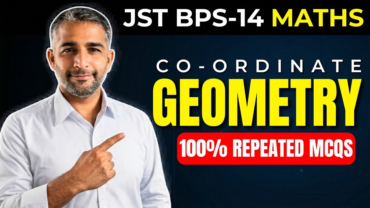 100% Repeated MCQs | JST BPS -14 | Coordinate Geometry