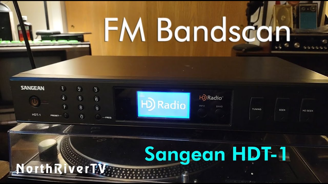 FM Bandscan on the Sangean HDT-1