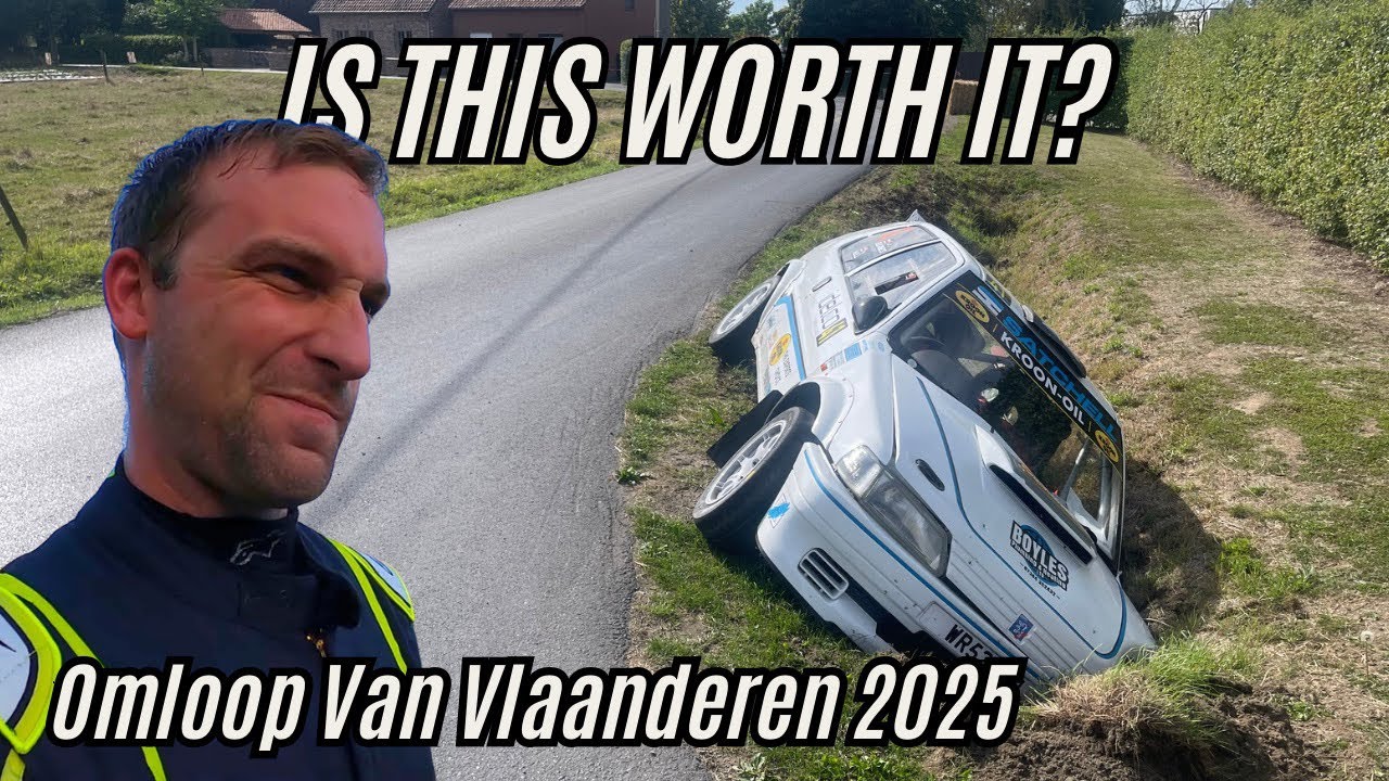 From Disaster to New Beginnings – Our Crash at the Tour of Flanders Rally Omloop Van Vlaanderen 2025