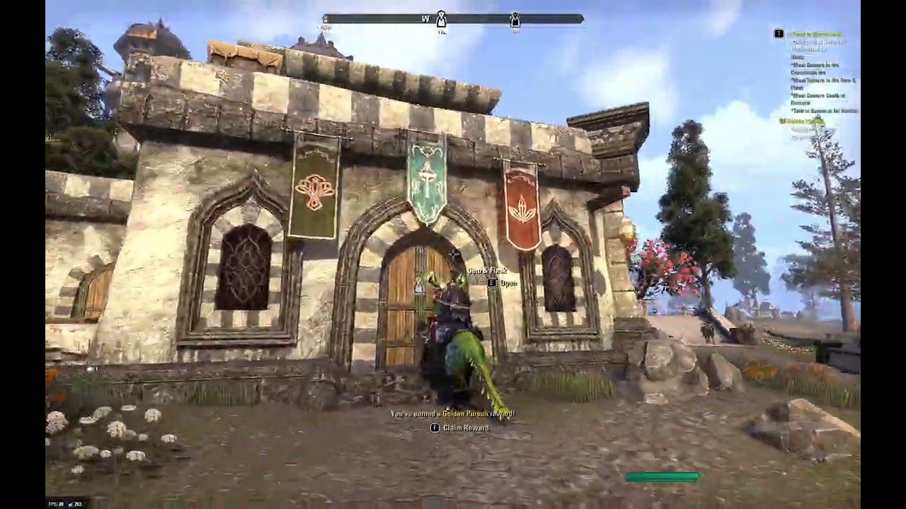 Elder Scrolls Online - completing Hearts Week quest A Toast to Malcontents - part 1