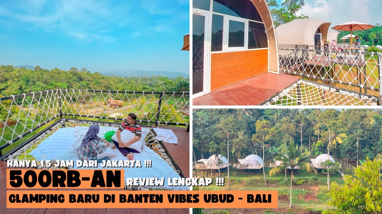 WOW😱 ‼️ GLAMPING BARU DI BANTEN VIBESNYA KAYA DI UBUD BALI | 1,5JAM SAJA DARI JAKARTA | DMANGKU FARM