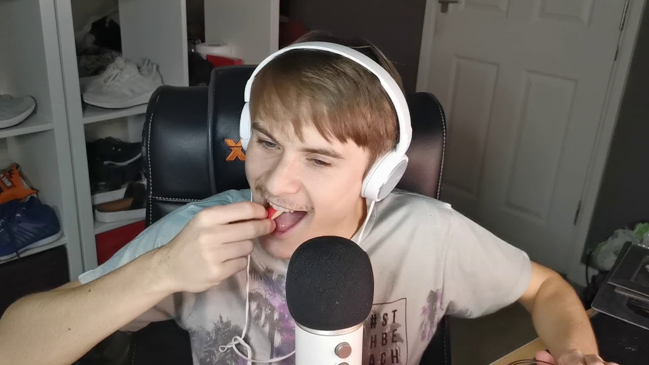 ASMR - RED SALAD! and an Update (whispered)