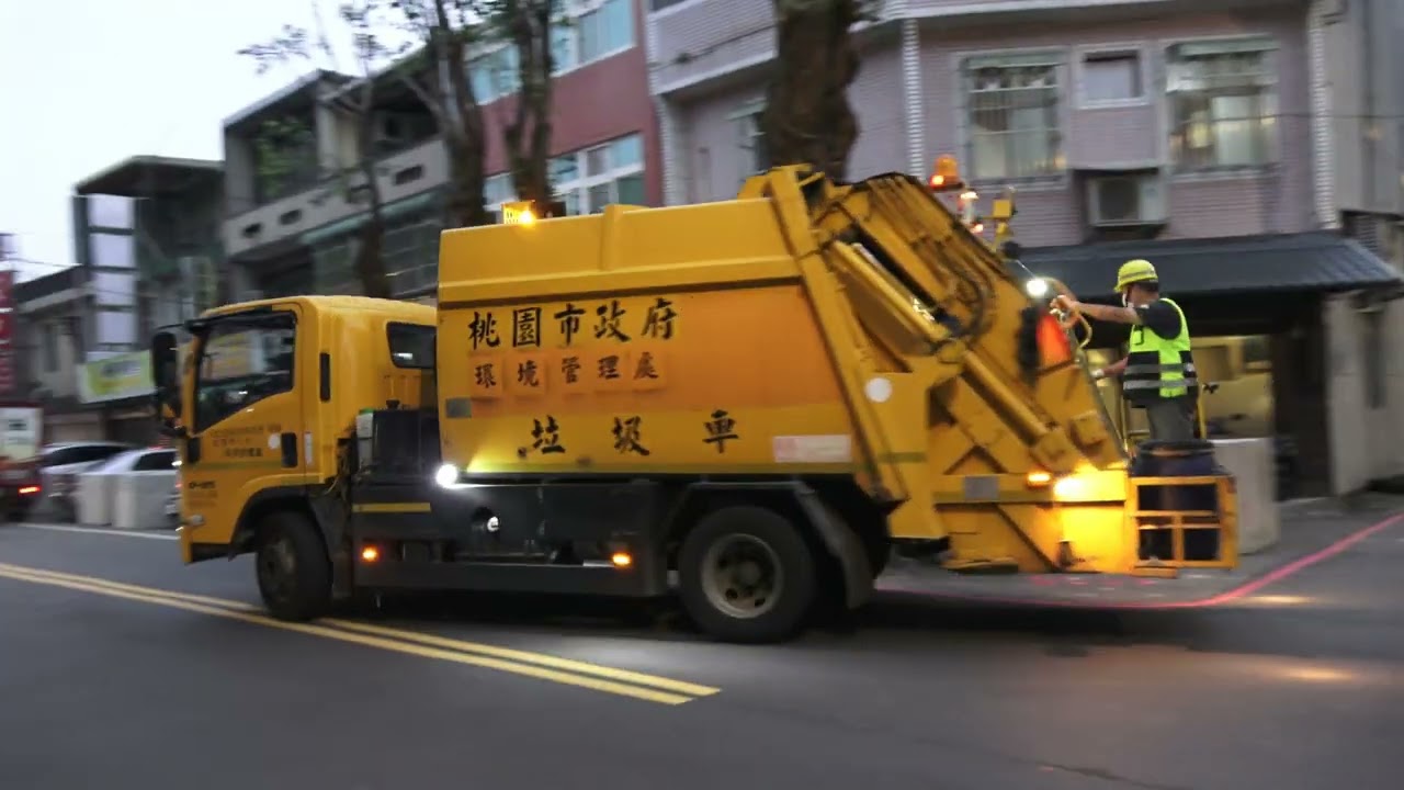 桃園市龍潭區垃圾車收運記錄｜KEP-5272循線播音收運