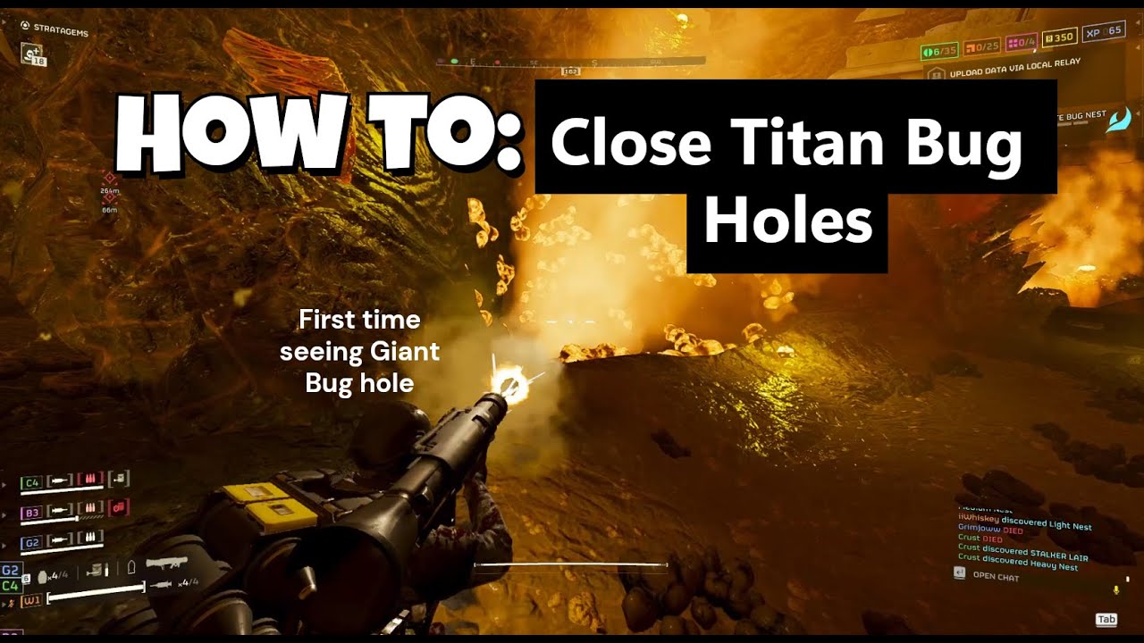 How to close Titan Bug Holes!! - Helldivers 2
