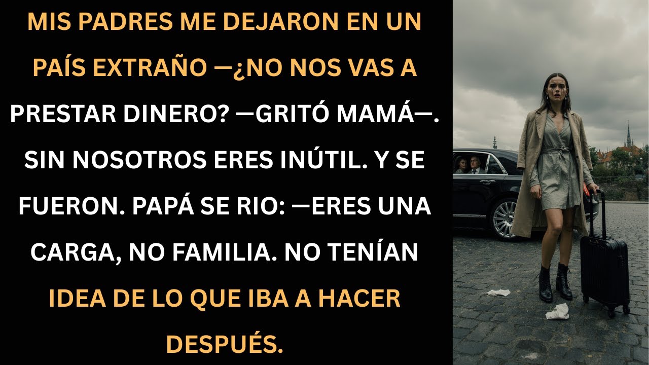 Me abandonaron en otro país por no darles dinero… pero no sabían con quién se metían.