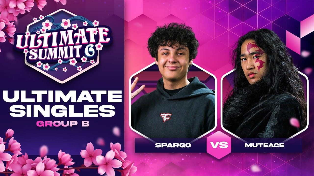 Sparg0 vs MuteAce - Group B Ultimate Summit 6 - SSBU Singles | Cloud vs Peach