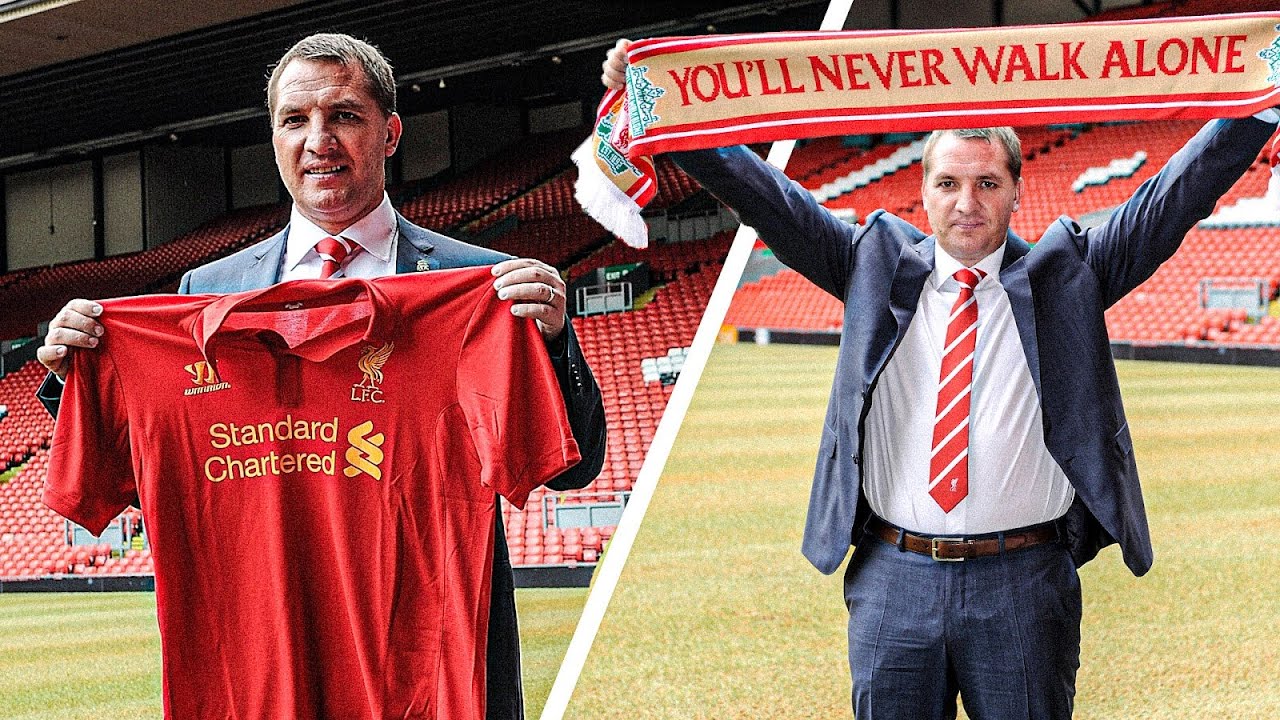 Brendon Rodgers arrives at Anfield as Liverpool manager for the first time!
